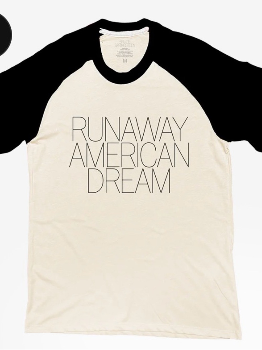 Bruce Springsteen Born To Run 50th Anniversary Raglan Tee